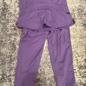 Purple Scrub Set